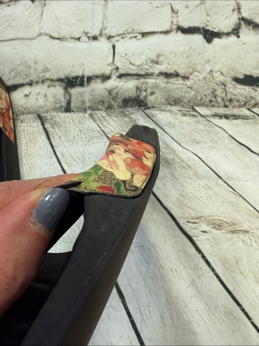 Gucci GG Blooms Supreme Slides Sandals Size 39 Women’s Shoes US 9 - Picture 14 of 16